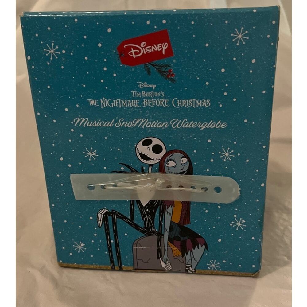 Disney The Nightmare Before Christmas Jack Skellington Musical SnoMotion Globe - Picture 11 of 15